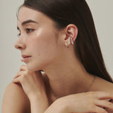 ciite' シーテ イヤーカフ 【 金属アレルギー対応 】ミニパールイヤーカフ サージカルステンレス