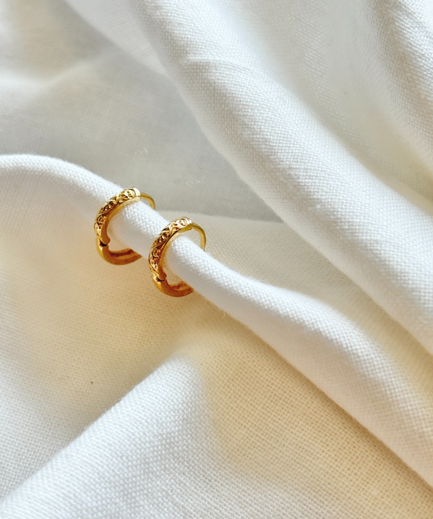 ciite' シーテ ピアス（両耳用） ニュアンス ミニフープピアス（両耳用）