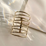 ciite' シーテ ヘアアクセサリー メタルモヨウヘアカフ