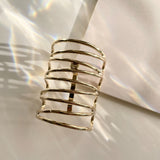 ciite' シーテ ヘアアクセサリー メタルモヨウヘアカフ