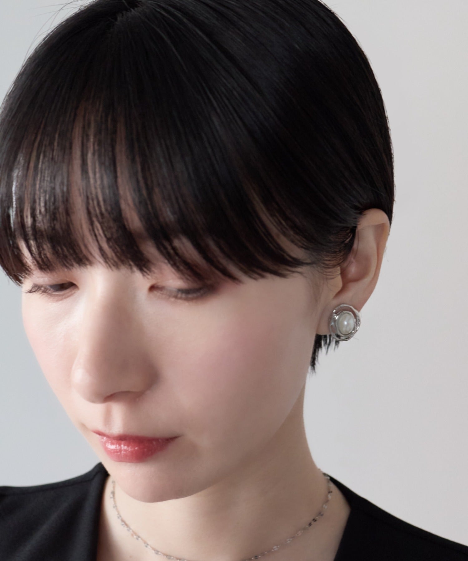 ciite' シーテ イヤリング シリコン付 デザインパール イヤリング