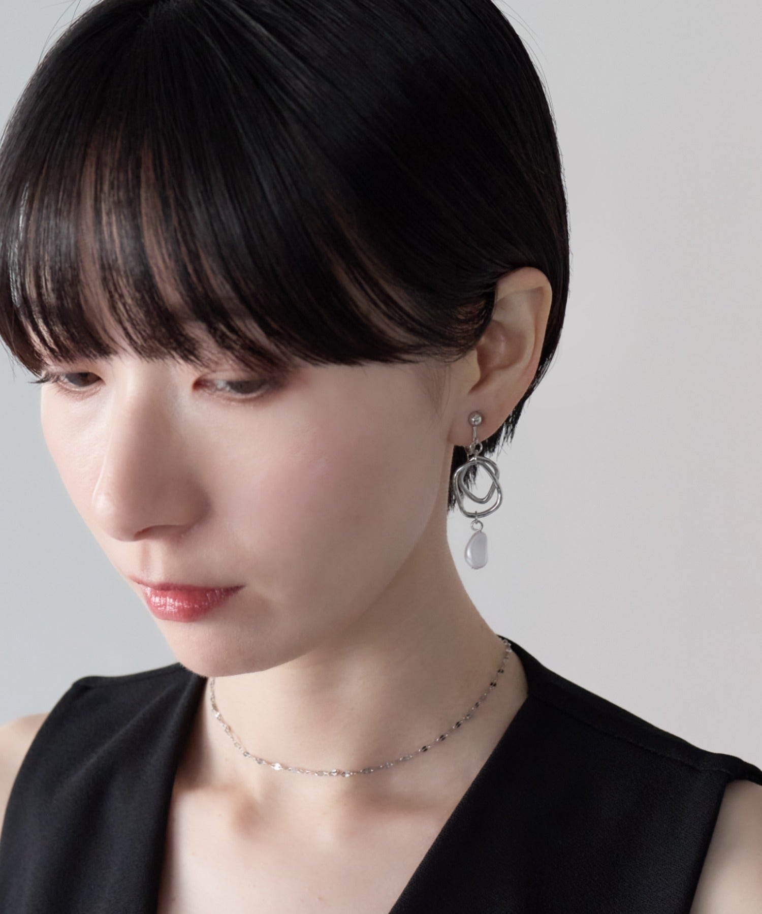 ciite' シーテ イヤリング シリコン付 デザインパール イヤリング