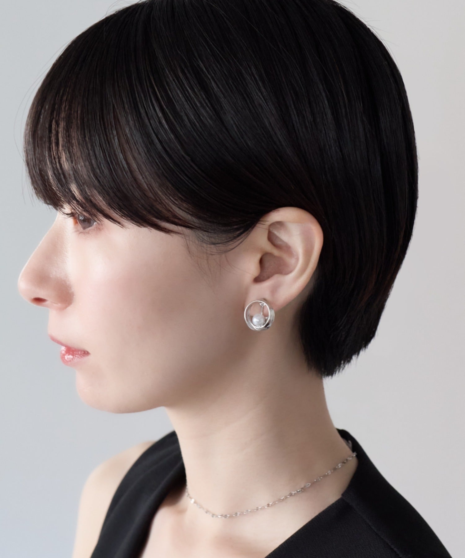 ciite' シーテ イヤリング シリコン付き デザインパールイヤリング