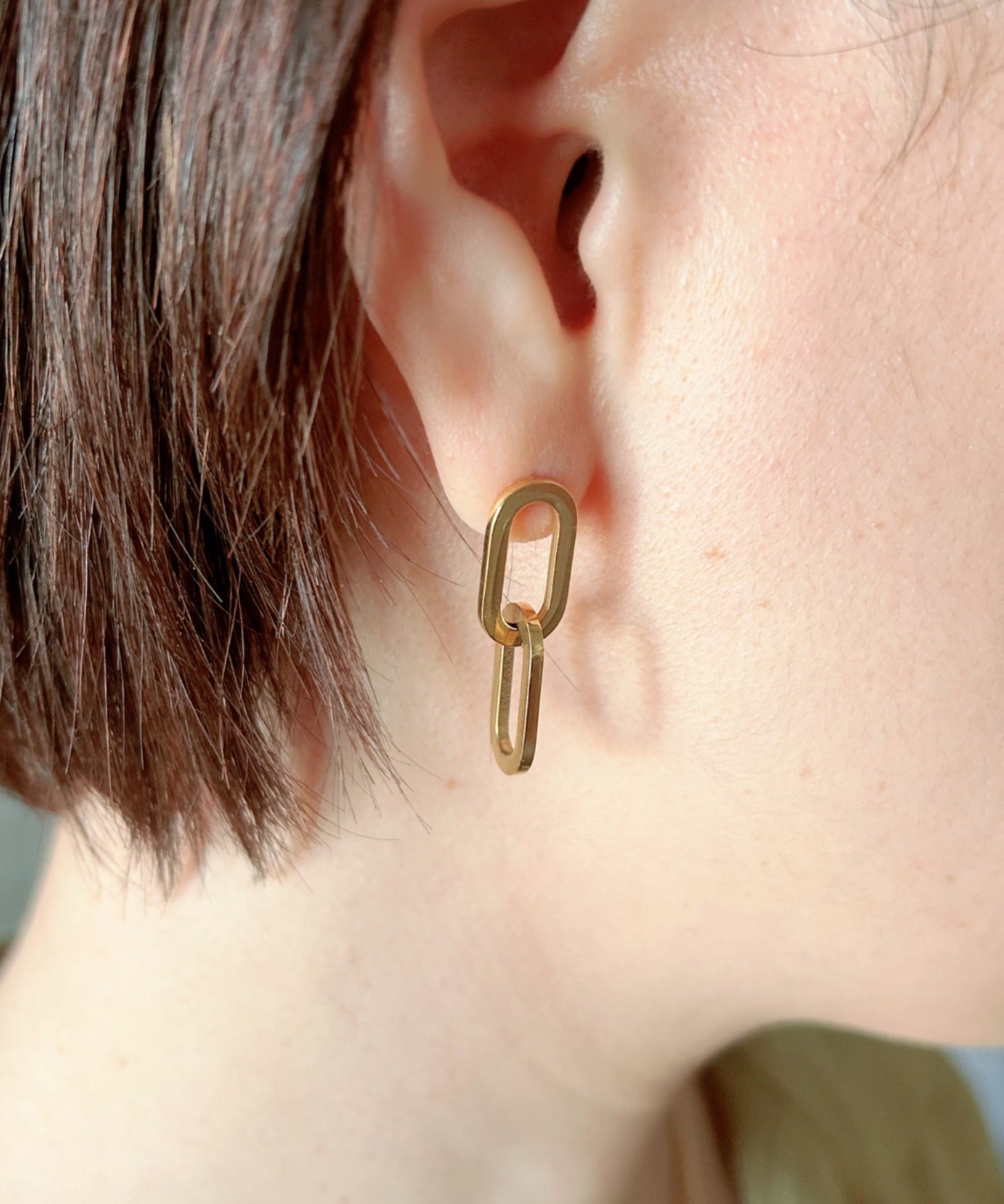 ciite' シーテ ピアス（両耳用） 【 金属アレルギー対応 】 オーバルピアス サージカルステンレス (両耳用)