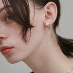 ciite' シーテ イヤリング 【 金属アレルギー対応 】 シンプルパールイヤリング サージカルステンレス (両耳用)