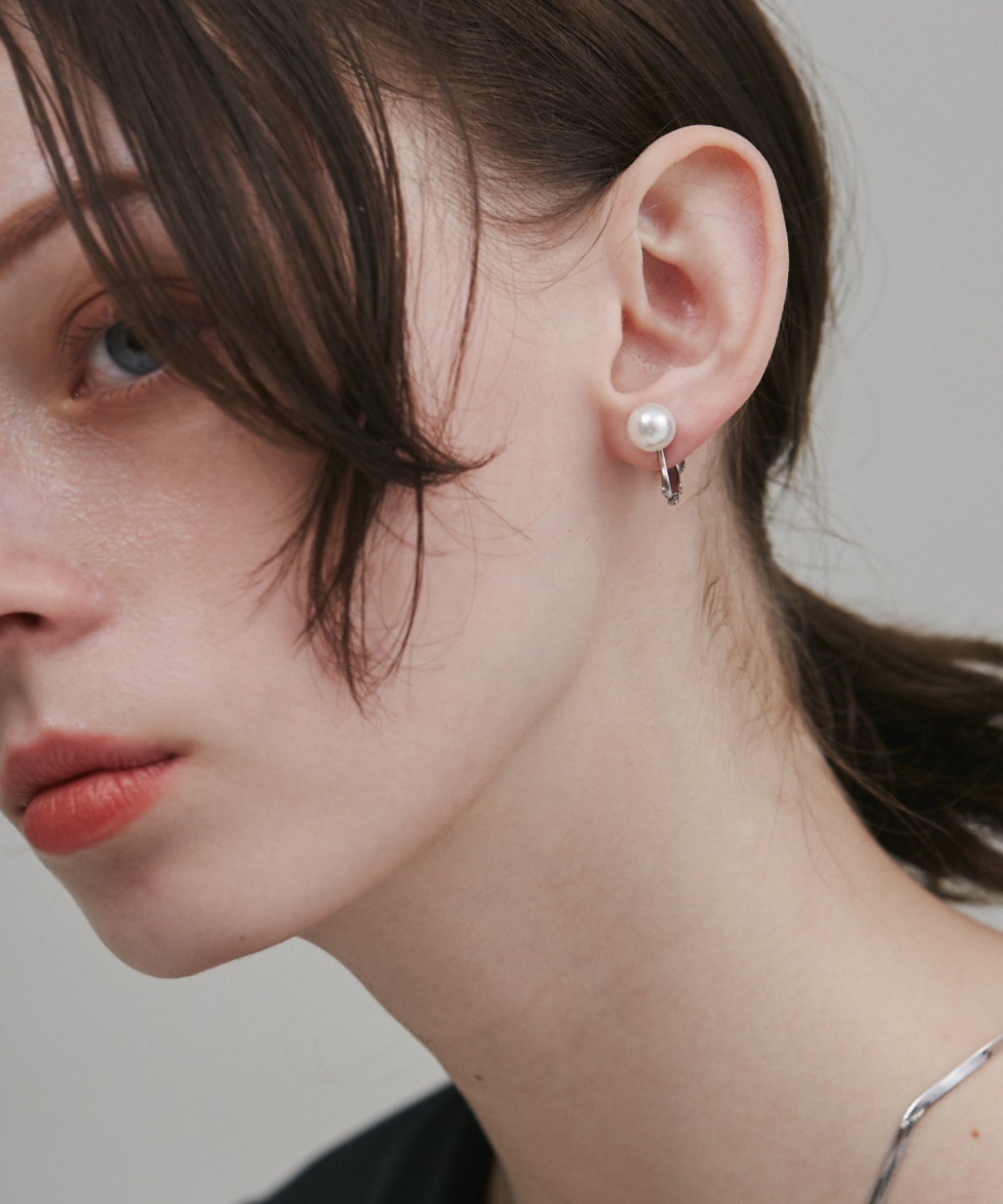ciite' シーテ イヤリング 【 金属アレルギー対応 】 シンプルパールイヤリング サージカルステンレス (両耳用)