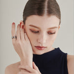 ciite' シーテ リング 【 金属アレルギー対応 】 クロスリング サージカルステンレス