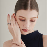 ciite' シーテ リング 【 金属アレルギー対応 】 クロスリング サージカルステンレス