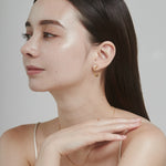 ciite' シーテ ピアス（両耳用） 【 金属アレルギー対応 】 シンプルフープイヤリング 3ペアセット サージカルステンレス (両耳用)
