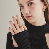 ciite' シーテ リング 【 金属アレルギー対応 】 ダブルハートリング サージカルステンレス