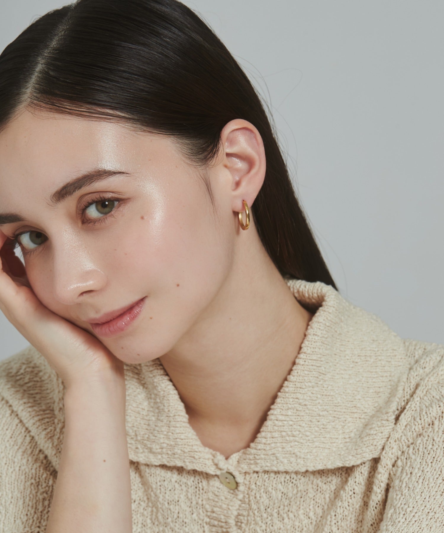 ciite' シーテ ピアス（両耳用） 【 金属アレルギー対応 】 シンプルフープピアス サージカルステンレス (両耳用)