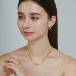 ciite' シーテ ネックレス 【 金属アレルギー対応 】 4mm スネークチェーンネックレス サージカルステンレス