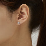 ciite' シーテ ピアス（両耳用） 【 金属アレルギー対応 】グリッターハートピアス サージカルステンレス（両耳用）
