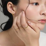 ciite' シーテ リング 【 金属アレルギー対応 】シンプルリング 4個セット サージカルステンレス