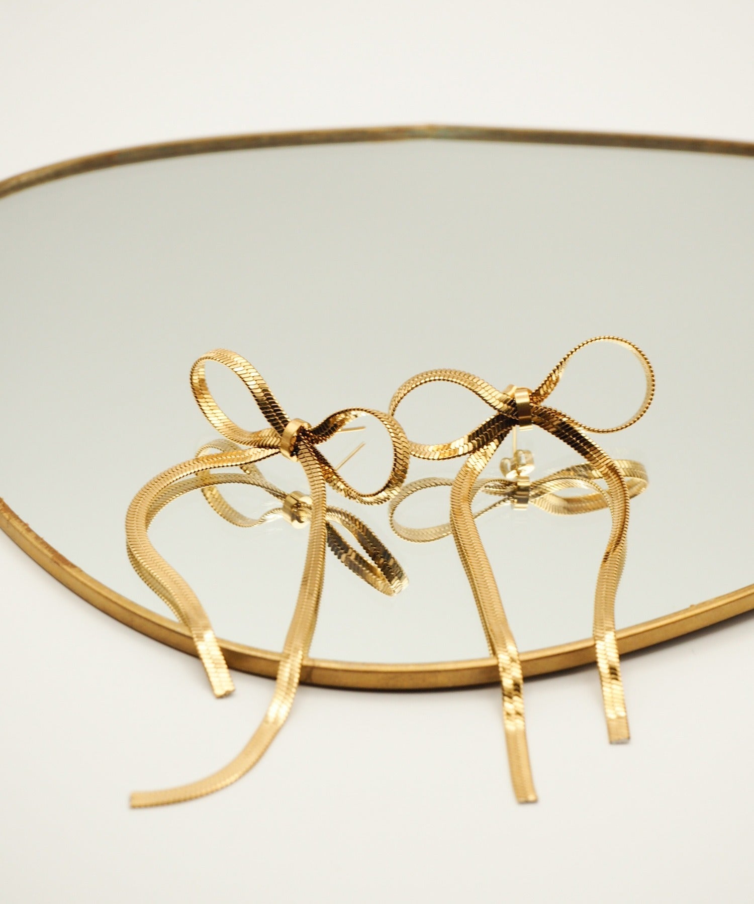 ciite' シーテ ピアス（両耳用） 【 金属アレルギー対応 】リボンピアス サージカルステンレス (両耳用)