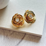 ciite' シーテ ピアス（両耳用） フラワービジューピアス（両耳用）