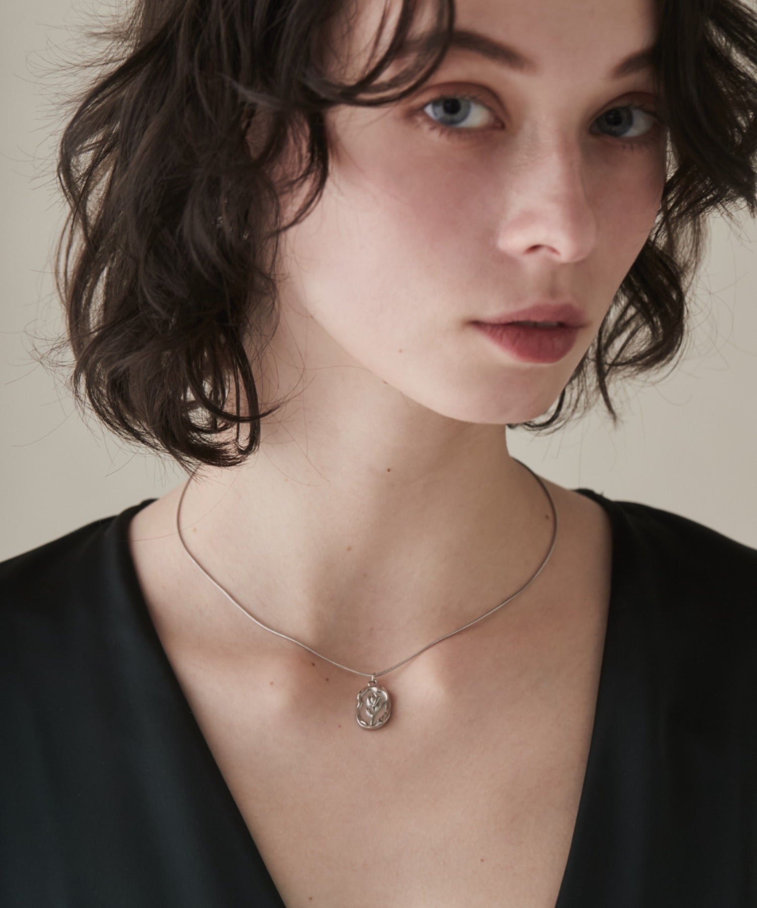 ciite' シーテ ネックレス 【 金属アレルギー対応 】 フラワーモチーフペンダント ネックレス サージカルステンレス