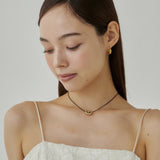 ciite' シーテ ネックレス メタルトップ コードチョーカー / ネックレス