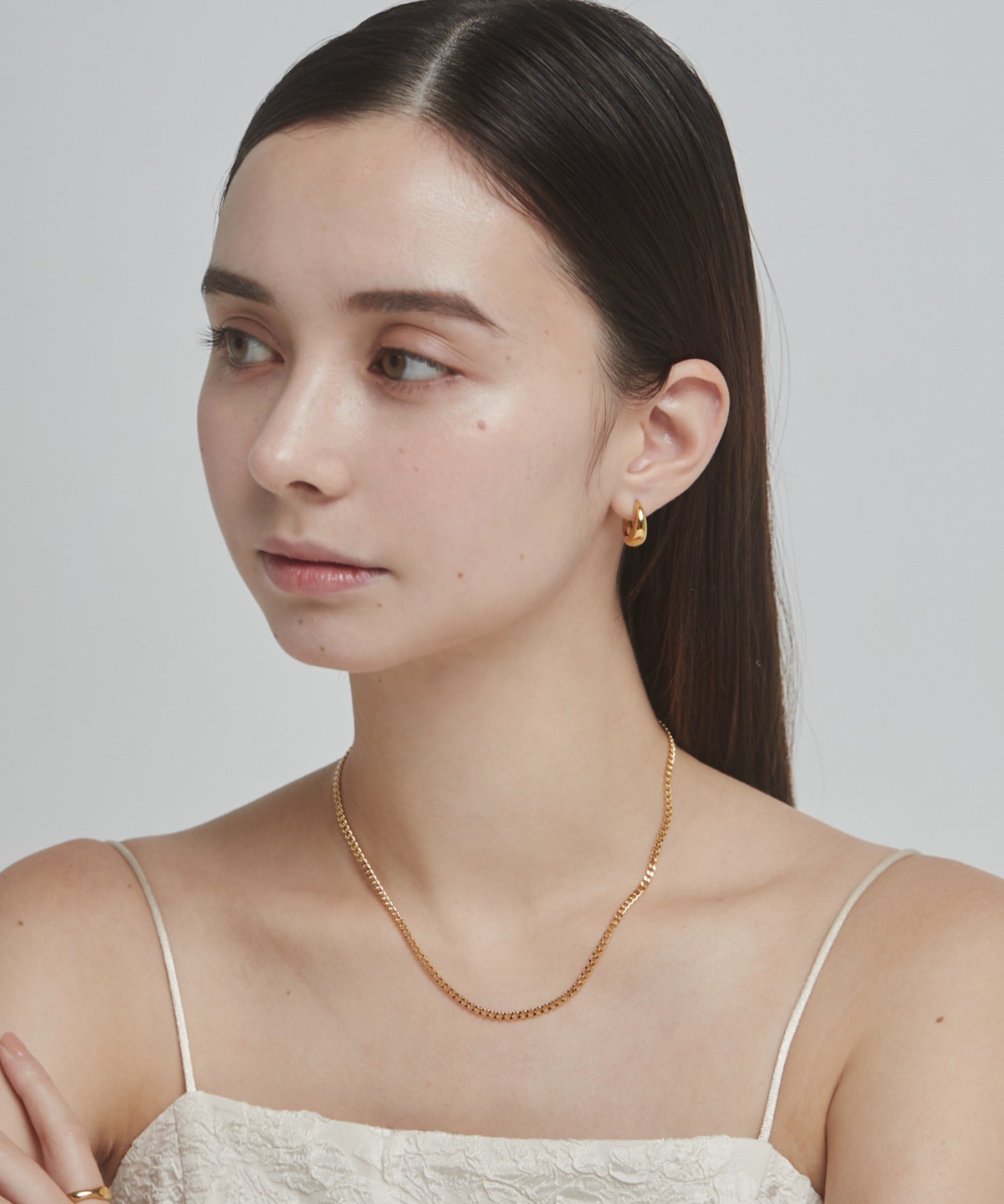 ciite' シーテ ネックレス 【 金属アレルギー対応 】 チェーンネックレス 2セット サージカルステンレス （38～43cm, 40～45cm）