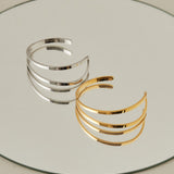 ciite' シーテ ブレスレット 【 金属アレルギー対応 】 2ラインバングル / ブレスレット サージカルステンレス