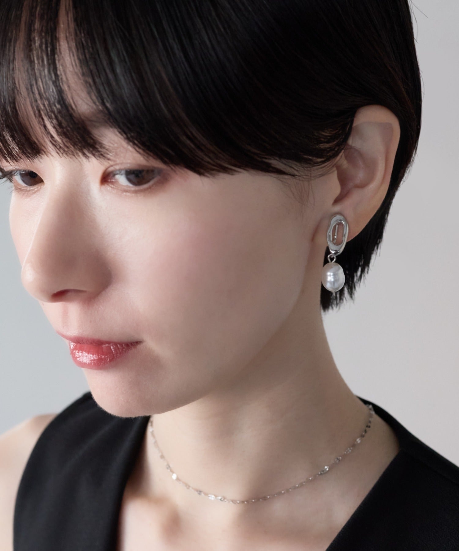 ciite' シーテ イヤリング シリコン付 デザインパール イヤリング