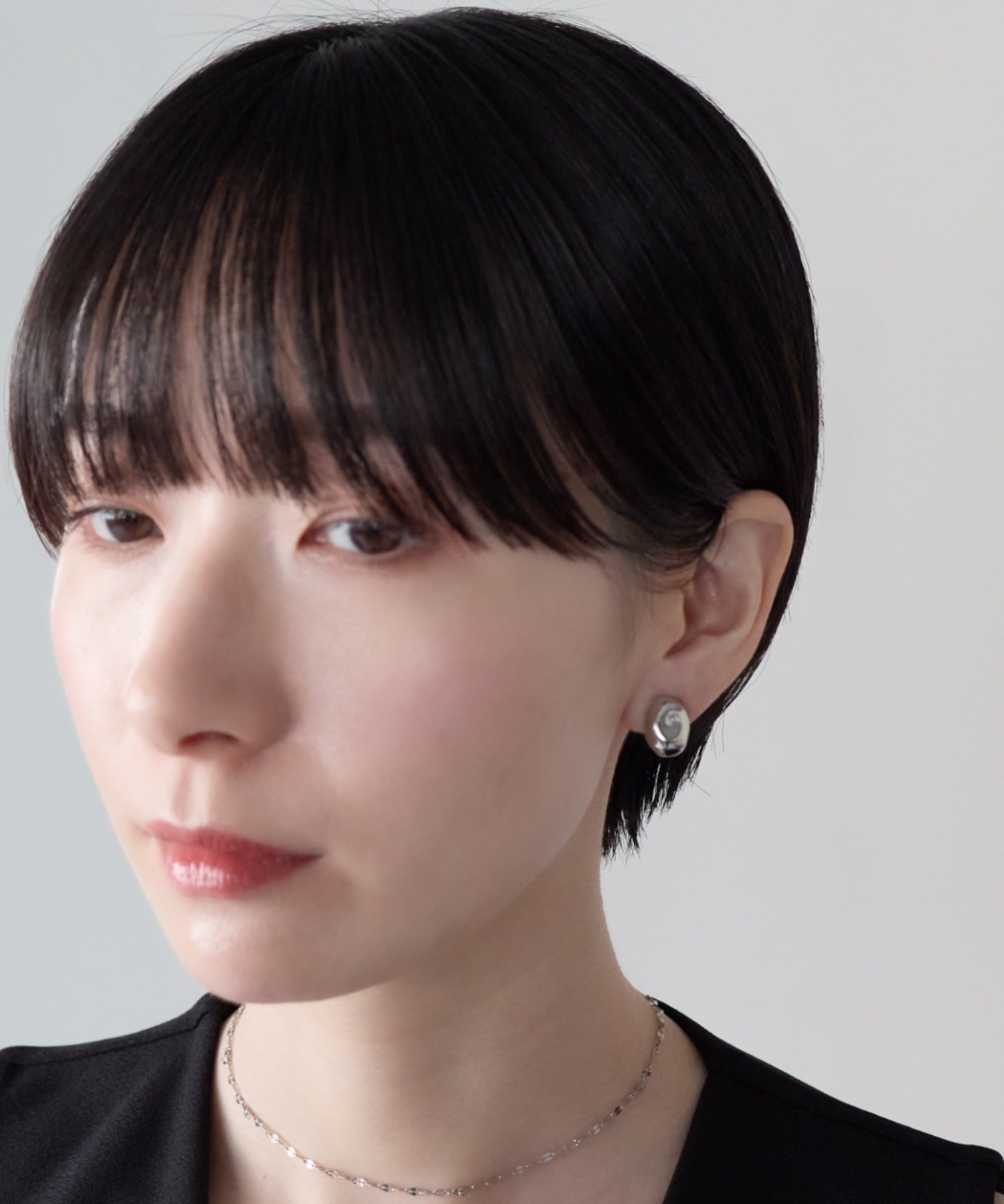 ciite' シーテ イヤリング シリコン付 メタルデザイン イヤリング
