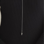 ciite' シーテ ネックレス 【 金属アレルギー対応 】 ノットチェーンロングネックレス サージカルステンレス