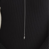 ciite' シーテ ネックレス 【 金属アレルギー対応 】 ノットチェーンロングネックレス サージカルステンレス