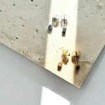 ciite' シーテ ピアス（両耳用） 【金属アレルギー対応】シンプルスクエア ピアス