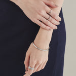 ciite' シーテ ブレスレット 【 金属アレルギー対応 】 ハートビジュー シンプルブレスレット / バングル サージカルステンレス