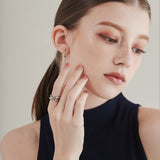 ciite' シーテ リング 【 金属アレルギー対応 】 クロスリング サージカルステンレス