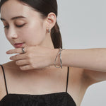 ciite' シーテ ブレスレット 【 金属アレルギー対応 】 クロスバングル サージカルステンレス