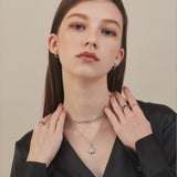 ciite' シーテ ネックレス 【 金属アレルギー対応 】 チェーン & パドロックネックレス 2セット