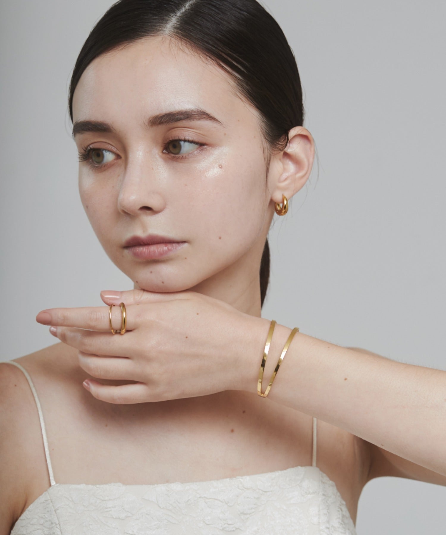 ciite' シーテ ブレスレット 【 金属アレルギー対応 】 2ラインバングル / ブレスレット サージカルステンレス