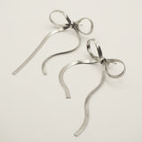 ciite' シーテ ピアス（両耳用） 【 金属アレルギー対応 】リボンピアス サージカルステンレス (両耳用)