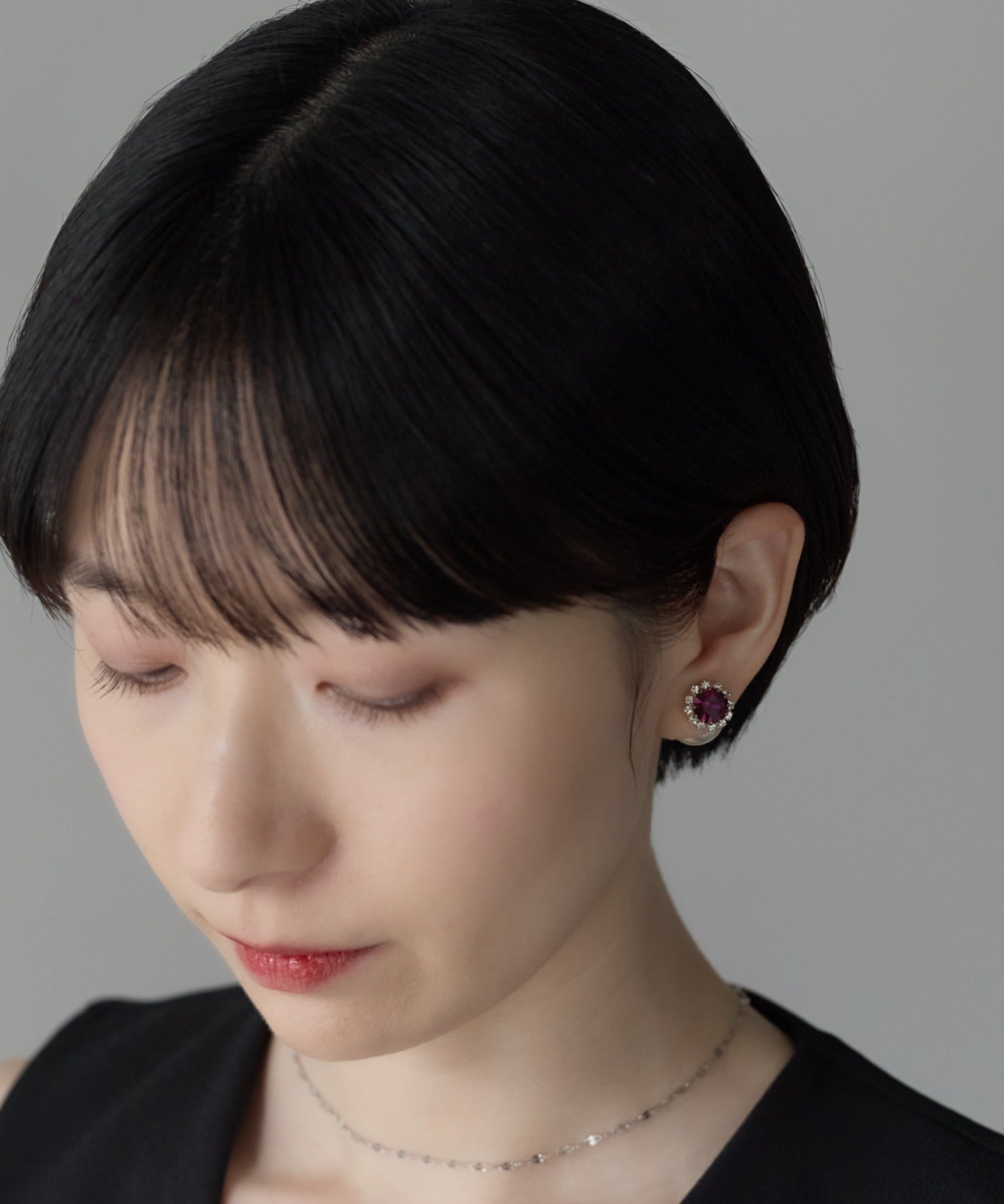 ciite' シーテ ピアス（両耳用） ビジューパールピアス