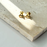 ciite' シーテ ピアス（両耳用） 【金属アレルギー対応】トライアングルピアス