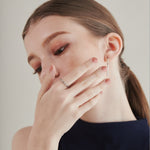 ciite' シーテ リング 【 金属アレルギー対応 】 ノットモチーフリング サージカルステンレス