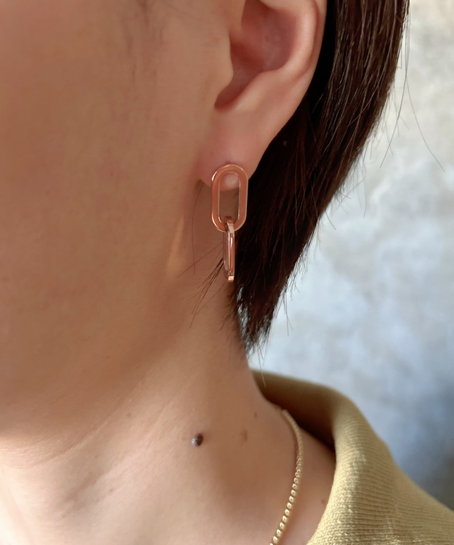 ciite' シーテ ピアス（両耳用） 【 金属アレルギー対応 】 オーバルピアス サージカルステンレス (両耳用)