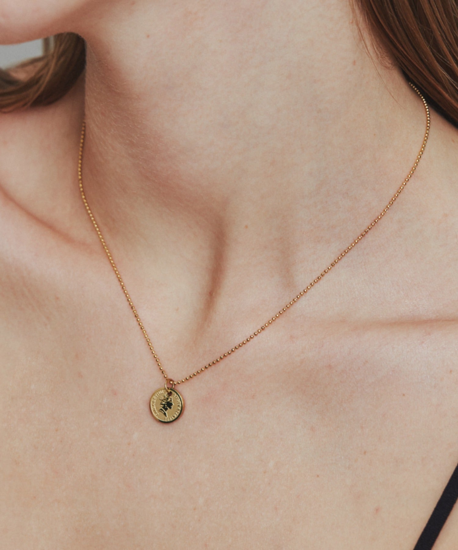 ciite' シーテ ネックレス 【 金属アレルギー対応 】 エリザベスコインネックレス サージカルステンレス