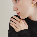 ciite' シーテ リング 【 金属アレルギー対応 】 ツイストリング サージカルステンレス