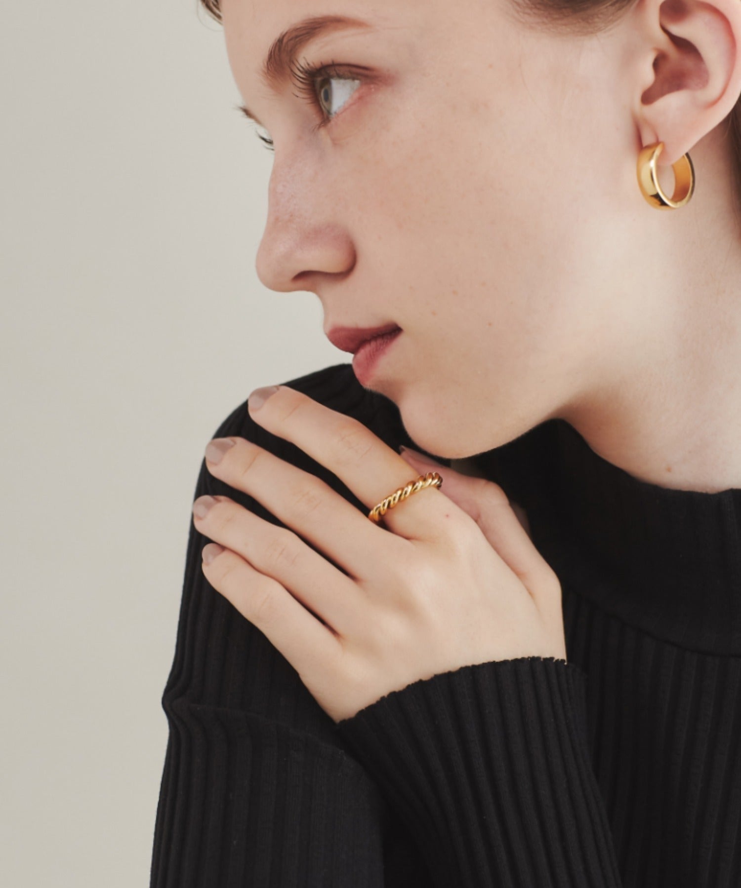 ciite' シーテ リング 【 金属アレルギー対応 】 ツイストリング サージカルステンレス