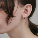 ciite' シーテ イヤリング 【 金属アレルギー対応 】 シンプルパールイヤリング サージカルステンレス (両耳用)