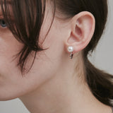 ciite' シーテ イヤリング 【 金属アレルギー対応 】 シンプルパールイヤリング サージカルステンレス (両耳用)