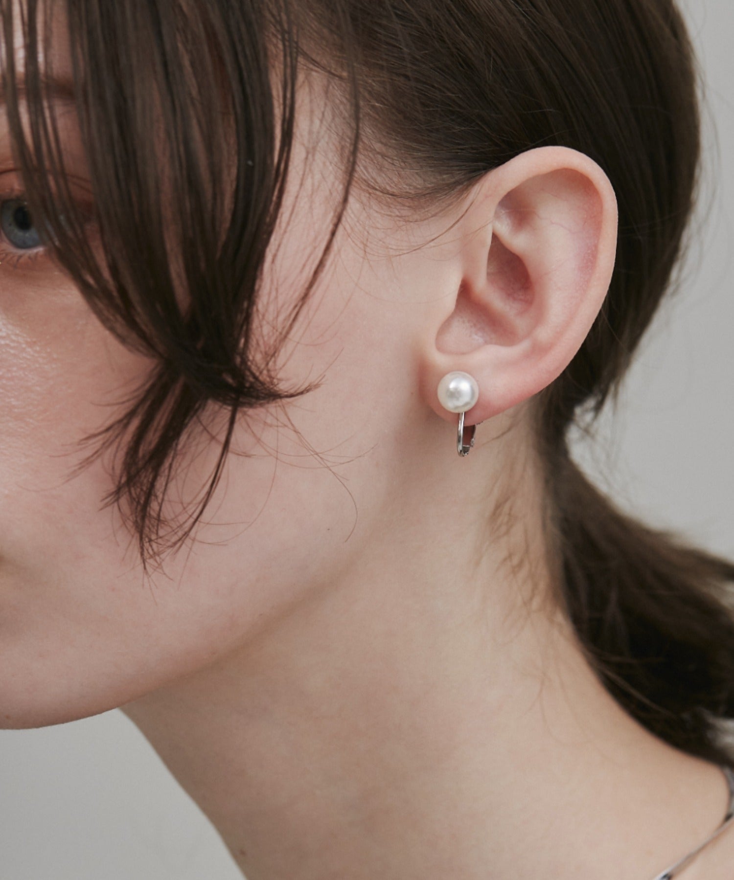 ciite' シーテ イヤリング 【 金属アレルギー対応 】 シンプルパールイヤリング サージカルステンレス (両耳用)