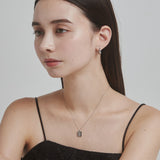 ciite' シーテ ネックレス 【 金属アレルギー対応 】 ビジュープレートネックレス サージカルステンレス