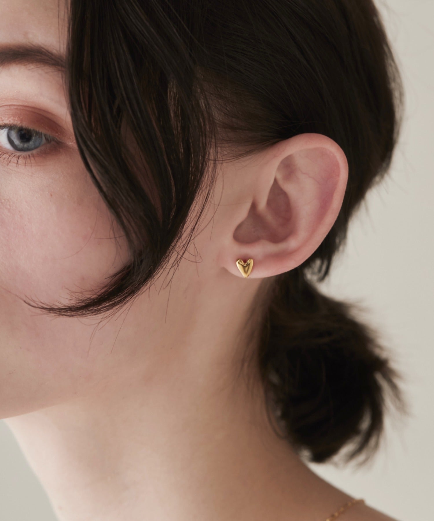 ciite' シーテ ピアス（両耳用） 【 金属アレルギー対応 】 ミニハートピアス サージカルステンレス (両耳用)