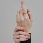 ciite' シーテ リング 【 金属アレルギー対応 】 ビジュークロスリング サージカルステンレス