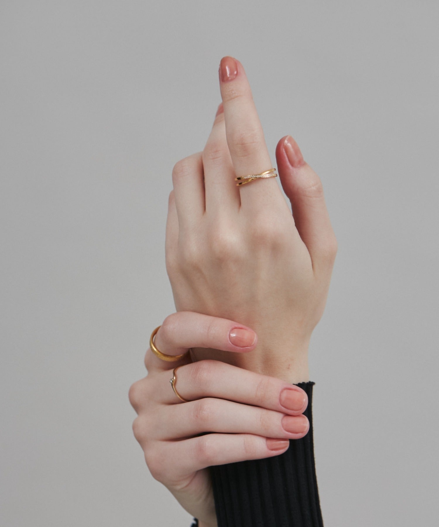 ciite' シーテ リング 【 金属アレルギー対応 】 ビジュークロスリング サージカルステンレス