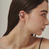 ciite' シーテ イヤーカフ 【 金属アレルギー対応 】ミニパールイヤーカフ サージカルステンレス